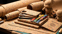Sac souple en tissu de liège coloré EVA pour siège de voiture et accessoires décoratifs