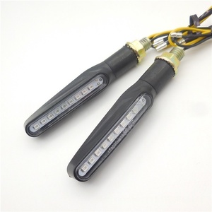 Accessoires pour motos, clignotant pour vélo électrique, clignotant séquentiel 9 LED pour moto tout-terrain, lumière LED progressive - Product Image 4