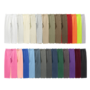 Pantalones deportivos de hombre con estampado de logotipo personalizado, pantalones de chándal de algodón con cintura elástica y bolsillos, estilo informal de gran tamaño - Product Image 2