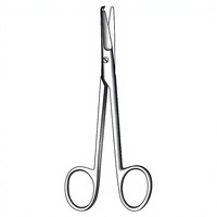 Ciseaux Spencer 12 cm / 4-3/4 pouces, ciseaux chirurgicaux droits normaux, instrument médical de précision en acier inoxydable pour sutures