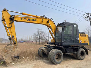 Low Price R150W-7 Good Performance Used Original Wheel Excavator Hyundai 150W-7 for Sale - Product Image 2