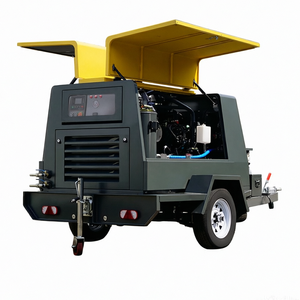 Compresor <span class=keywords><strong>de</strong></span> <span class=keywords><strong>Aire</strong></span> <span class=keywords><strong>de</strong></span> Tornillo Portátil <span class=keywords><strong>de</strong></span> Servicio Pesado <span class=keywords><strong>con</strong></span> Motor Diésel <span class=keywords><strong>de</strong></span> 185 CFM, 300 CFM, 375 CFM para Minería, Perforación <span class=keywords><strong>de</strong></span> Pozos <span class=keywords><strong>de</strong></span> Agua, <span class=keywords><strong>Limpieza</strong></span> <span class=keywords><strong>de</strong></span> Carreteras - Product Image 2