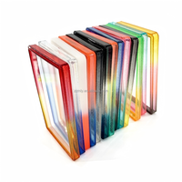 Étui de protection transparent anti-abrasion pour cartes de crédit, style mode, compatible avec les slabs gradés BGS/SGC, en TPU avec logo arc-en-ciel scintillant