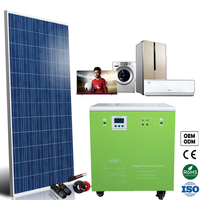 Système solaire complet 3KW à onde sinusoïdale pure avec batterie LiFePO4, prêt à l'emploi, pour zones montagneuses (WON-W1-1AP3000W)