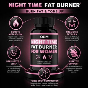 Brûleur de <span class=keywords><strong>graisse</strong></span> de nuit pour les femmes capsules de perte de poids Garcinia Cambogia supplément de soutien au métabolisme - Product Image 3