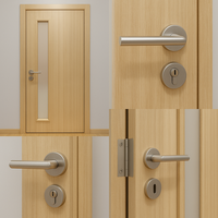 Puerta de Seguridad de Acero de Estilo Moderno, Resistente al Fuego, Clasificación de Seguridad A/B/C, Certificación CE, para Apartamentos, Centros Comerciales, Hospitales, Sótanos