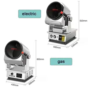 レストラン用電気インテリジェント調理器ロボット/ガス自動調理機を使用したキッチン機器レストラン