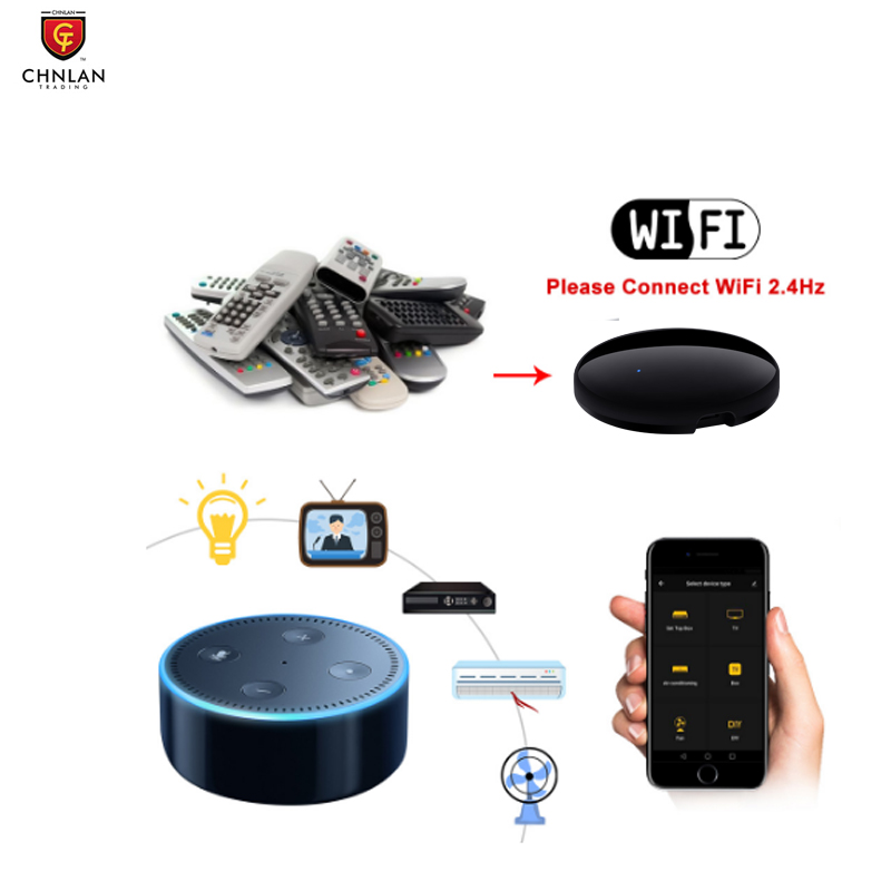 Alexa Google nhà tuya mini thông minh IR phổ điều khiển từ xa nhà thông minh hồng ngoại Wifi IR điều khiển từ xa