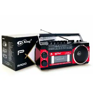 original PX made good quality auto stop cassette player PX-250BT am fm sw wireless 3 band radio with cassette recorder player