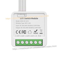 Module de commutation minuterie intelligent Tuya Mini WiFi Zigbee 2/3/4 voies, contrôle bidirectionnel, compatible Smart Life, Alexa, Google Home, Yandex Alice