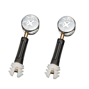 Cabinet Three In One Connector <b>Plastic</b> Quick Installation For <b>Wardrobe</b> Cabinet Furniture Panel Assembly With Screws - Product Image 1