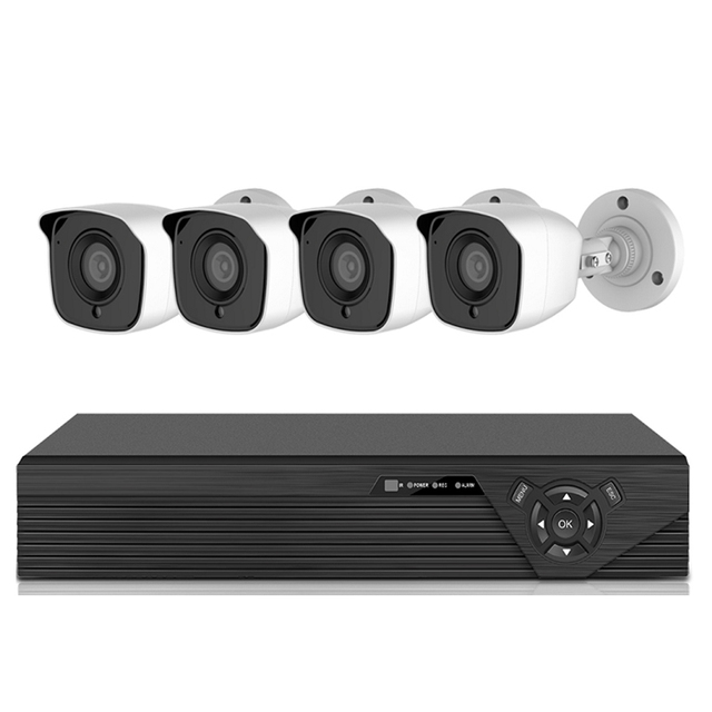 Wistino Security Set AHD DVR Kit Camera CCTV System Outdoor 720P 1080P 1MP 2MP 4CH Video Surveillance 4 Channel Bullet Camera