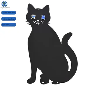 Китайская фабрика изготовленная на заказ Персонализированная Штамповка из листового металла милый мультфильм Черный кот для наружного декорирования