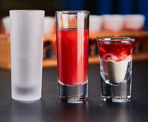 แก้วช็อตแบบสั่งทำแก้วช็อตขนาด60มล. แก้วทรงกระสุน2ออนซ์สำหรับบ้านร้านอาหารบาร์โรงแรมงานแต่งงาน - Product Image 6