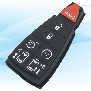 Tastierino di Ricambio in Gomma Siliconica per Telecomando Auto MS 6+1 Tasti per Chrysler/Jeep/Dodge, Sostituzione Chiave Senza Chiave - Product Image 4