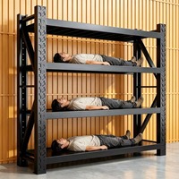 Scaffalatura in Acciaio a 5 Ripiani Regolabile 120x50x183CM Senza Bulloni per Casa e Magazzino