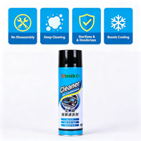Umiko 500ml Spray Moussant Sans Démontage pour Climatiseur Voiture et Maison, Désodorisant et Nettoyant pour Climatisation