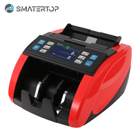 Compteur de billets de banque SM-3000V à technologie de détection de valeur mixte, pour devises mixtes DZD USD EUR CAD, avec fonction de comptage en arabe