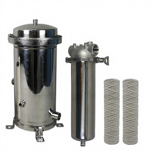 Carcasa de Filtro de Agua Industrial de Acero Inoxidable 304 316L de 10 Pulgadas con Cartucho de Filtro de Agua PP - Product Image 4