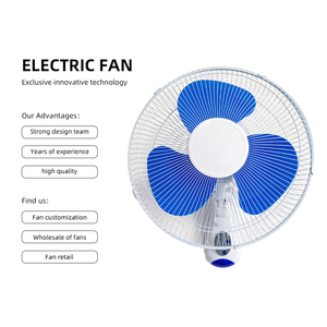 พัดลมติดผนังโลหะสีดำ ขายตรงจากโรงงาน พัดลมหมุนเวียนอากาศติดผนัง ขนาด 16 นิ้ว - Product Image 2