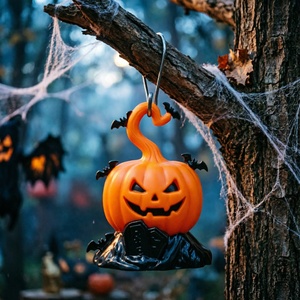 Nuevas Velas Decorativas de Plástico para Halloween, Adornos Luminosos, Decoración para Bares, Accesorios para la Creación de Atmósfera, Juego de Lámparas de Calabaza para Interiores - Product Image 5