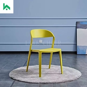 近代的な卸売プラスチックダイニングルーム家具スタッカブルアームレストダイニングチェアホームバーパークアパートメントワークショップ屋外 - Product Image 6