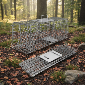 Piège à animaux en acier imperméable et écologique pour rats, cage portable et sécurisée - Product Image 1