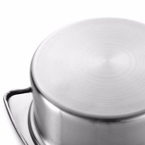 Chef Meis Single Person Hot Pot Induction Compatible Stainless Steel Mini Shabu Shabu Pot With Lid For Individual Use - Product Image 2