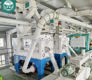 Mesin penggilingan tepung jagung Grade 1 200 ton/24 jam pabrik tepung jagung untuk tanaman penggilingan tepung jagung Kamerun