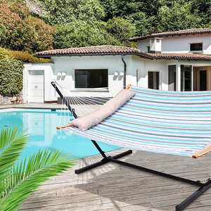 Hamacas de lona con soporte de Metal para acampar, fácil instalación segura, columpio ajustable, aire aéreo para Yoga, aire al aire libre, azul, rojo, nailon para adultos - Product Image 5