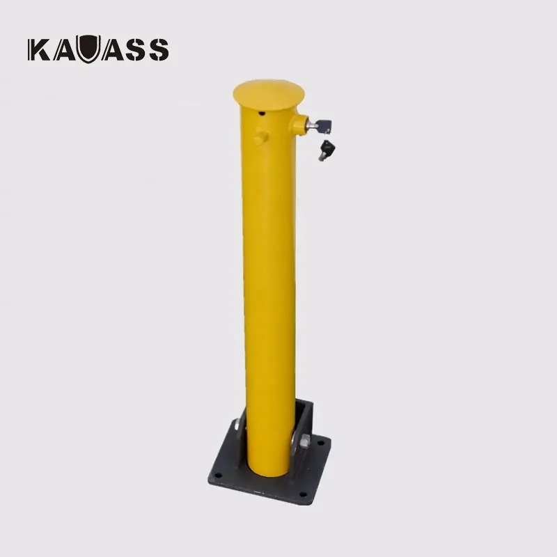 Safety telescopic stainless steel removable parking bollard barrier