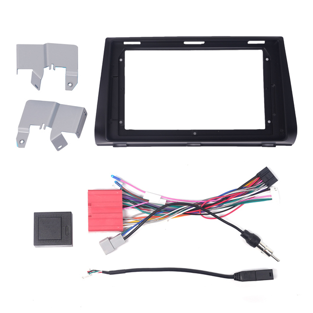Car GPS Navigation Panel for Mazda 3 2004-2010 9 Inch Screen 2 Din Android Dashboard Radio Stereo Fascias Panel Frame