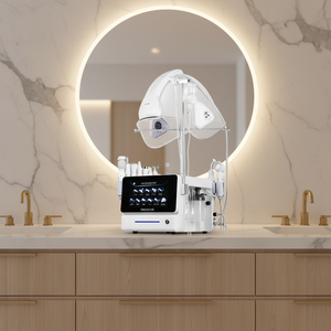 Multifunctional Facial Skin Management Instrument Oxygen Facial Dome Skin Jet Peeling Hydra Beauty Facial Machine - Product Image 1