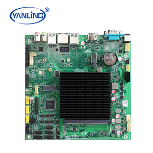 Atacado Industrial Mini PC Motherboard Jasper Lake N5095 170X170mm <span class=keywords><strong>DDR4</strong></span> RS485 10USB PCIE SIM Novo Intel SATA Monitor Remoto - Product Image 1