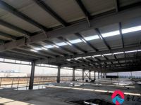 Bâtiment à structure en acier résistant au vent, garage, hangar, ferme, entrepôt, atelier, construction de charpente industrielle haute résistance