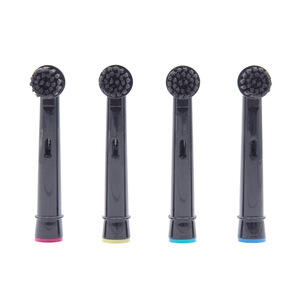 4 têtes de brosse à dents en <span class=keywords><strong>charbon</strong></span> de bambou noir, têtes de rechange de type rotatif pour brosse à dents électrique <span class=keywords><strong>Oral</strong></span> <span class=keywords><strong>B</strong></span> - Product Image 3