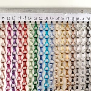 Partición personalizable de decoración de cortina de Metal, varios colores, partición interior tejida, procesamiento de soldadura, malla decorativa - Product Image 1