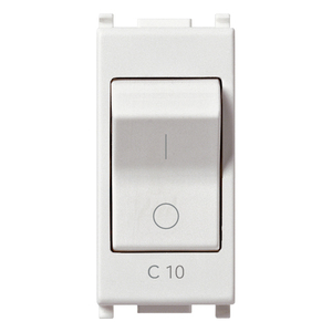 MT <b>Switch</b> 1P+N C10 120-230V White Wall Light <b>Switch</b> - Product Image 1