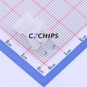 HC-5.08-2AW-G Wire-to-Board Pin Header Bent Lead Through Hole,P=5.08mm Connector 1x2P 5.08mm Right Angle Insert CH - Product Image 2
