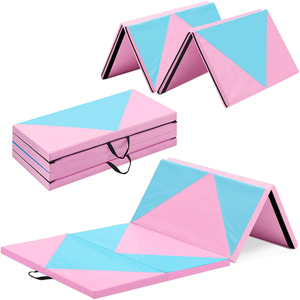 Tapis de <span class=keywords><strong>gymnastique</strong></span> pliable personnalisable en PVC/PE+EPE - Durable, imperméable et écologique pour le yoga et les arts martiaux - Product Image 5