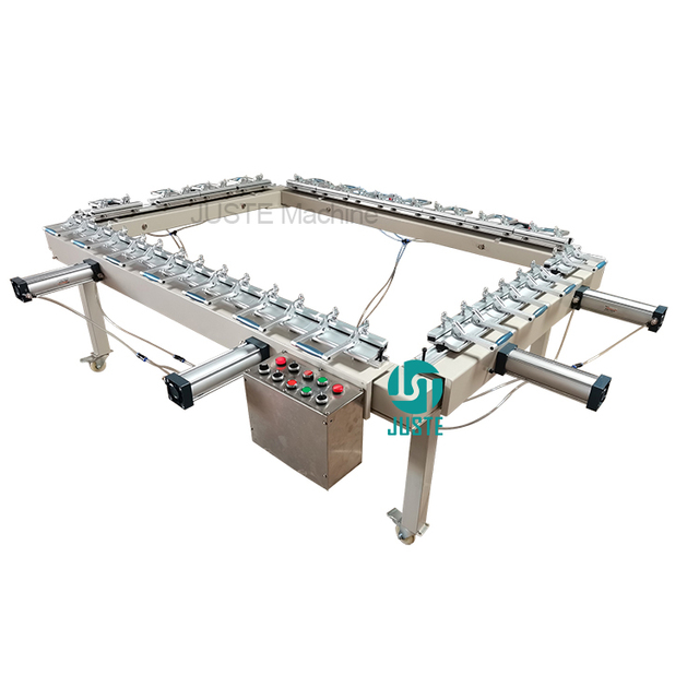 Simple Pneumatic Screen Stretch Equipment High Quality Handle Machine Screen Printing Printers Mesh Tension Frame Stretcher