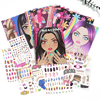 Livre de conception d'ongles personnalisé, kit d'art fait main DIY, jouets éducatifs de coloriage et d'artisanat pour enfants, échantillon gratuit, livraison rapide pour filles