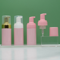Offre Spéciale 100ml 120ml 150ml 200ml cosmétique nettoyant visage soin mousse rose bouteille moussante rose