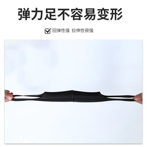 Men Women 3D <b>Face</b> Mask Black 3 Layer Dustproof Breathable Washable Outdoor Sunscreen Protection - Product Image 4