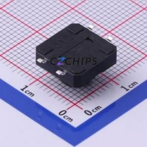 UK-B0262G70-SP25Y Tactile Switch SMD-4P,12x12mm Switch Single Pole Single Throw Round Button 2.5N Vertical Mount - Product Image 2