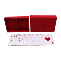 Jeu de cartes à jouer en papier personnalisé, cartes de poker dorées avec votre propre logo
