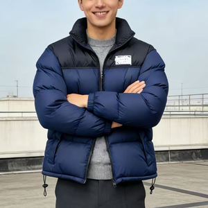 Chaqueta para Hombre, Estilo Urbano, Nueva Tendencia, Corte Ajustado, Formal, Camuflaje, Impermeable, Resistente al Viento, con Logotipo Frontal, Superficie Lisa - Product Image 4