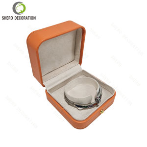 Boîte à bijoux pour femmes en cuir de luxe vert émeraude sur mesure en gros, double emballage pour anneaux, boîte d'emballage pour boucles d'oreilles, bouton - Product Image 5