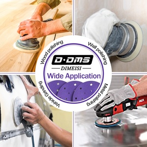 D DMS DIMEISI Q22T Customized Wholesale 125mm No Hole <strong>Hook</strong> <strong>and</strong> <strong>Loop</strong> 600Grit Professional Film Sander Sandpaper - Product Image 4