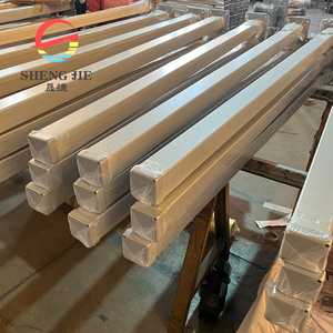 <span class=keywords><strong>Poteau</strong></span> de clôture carré en <span class=keywords><strong>béton</strong></span> disponible en plusieurs couleurs, latte de clôture en alliage d'aluminium, <span class=keywords><strong>poteau</strong></span> métallique avec accessoires - Product Image 5